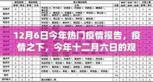 疫情之下,今年十二月六日的观察与反思报告