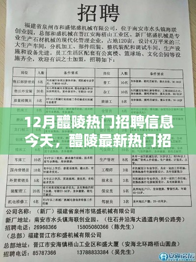 12月醴陵热门招聘信息速递,最新职位抢眼,大放送招聘资讯!