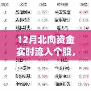12月北向资金实时流入个股及产品的全面评测报告