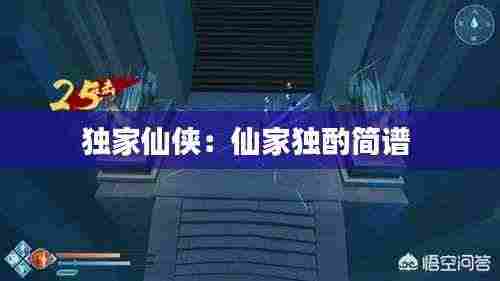 独家仙侠：仙家独酌简谱 