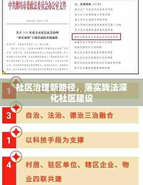 社区治理新路径,落实践法深化社区建设
