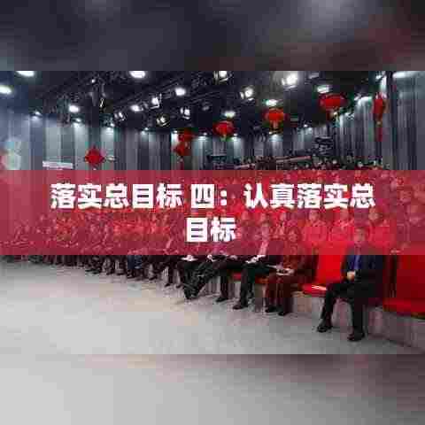 落实总目标 四：认真落实总目标 