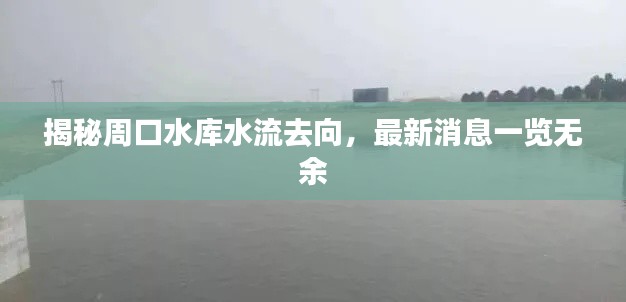 揭秘周口水库水流去向,最新消息一览无余