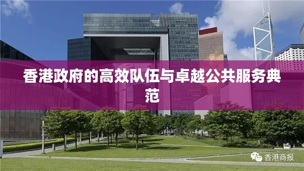 香港政府的高效队伍与卓越公共服务典范