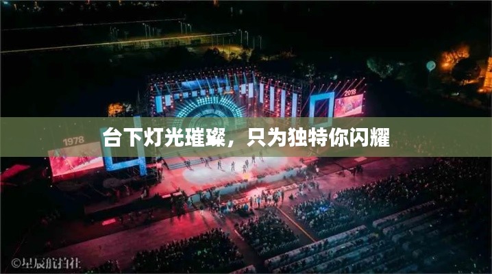 台下灯光璀璨,只为独特你闪耀