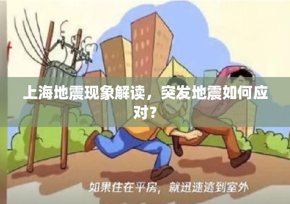 上海地震现象解读,突发地震如何应对?